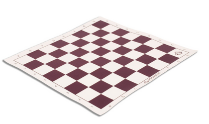 Premium Vinyl Tournament Chess Board with US Chess Federation Logo - 2.25" Squares